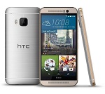 buy used Cell Phone HTC One M9 - Gold on Silver